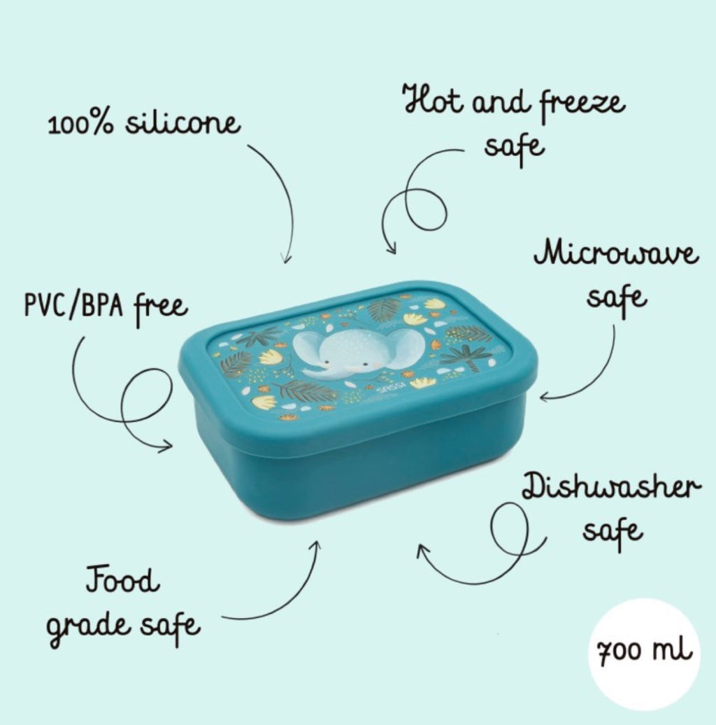 Silicone lunchbox- Elephant