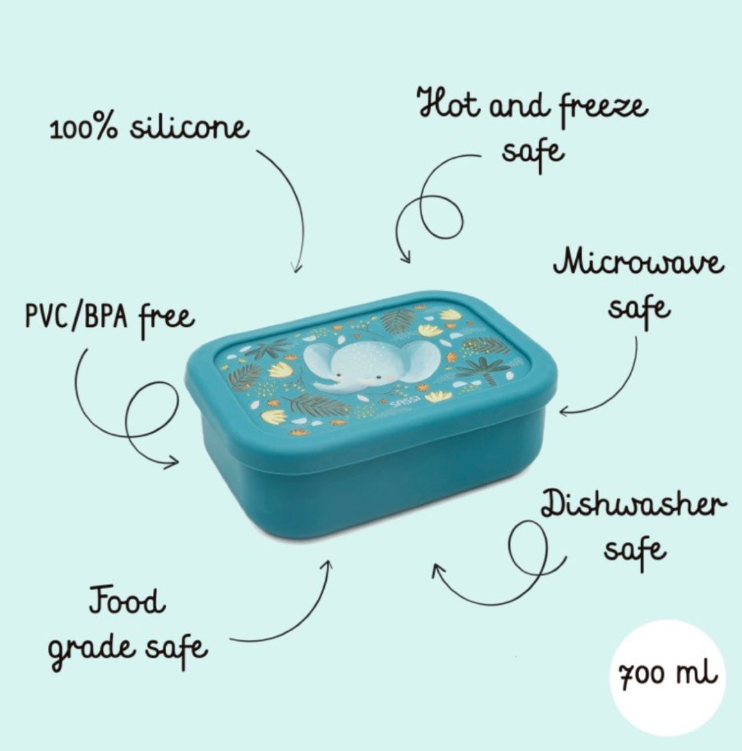 Silicone lunchbox- Elephant