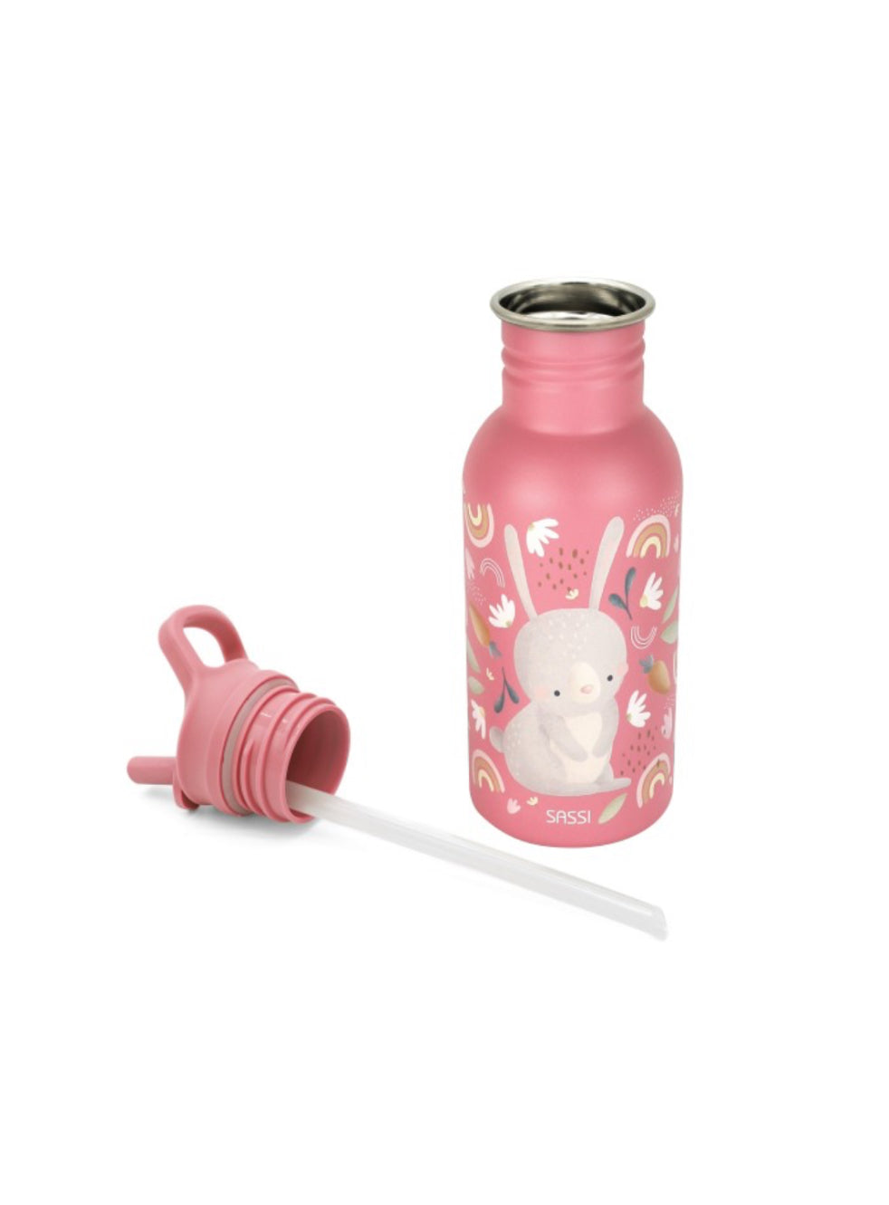 Stainless steel water bottle 500ml (Rabbit)