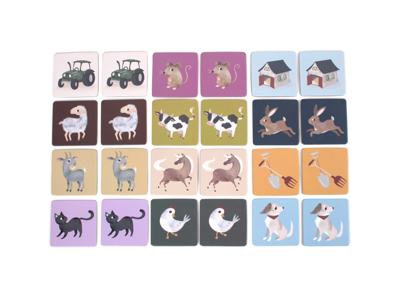 Memory Game (Farm Animals)