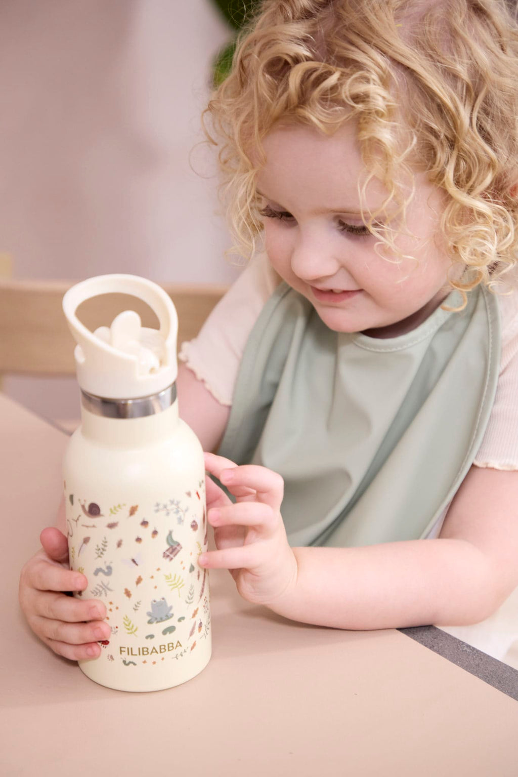 Stainless steel water bottle (Little wonders)