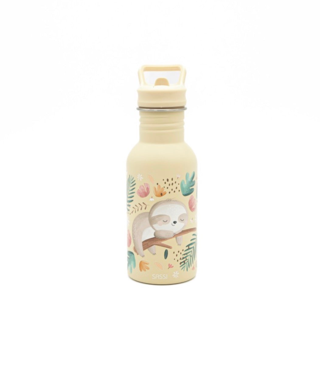 Stainless steel water bottle 500ml (Sloth)