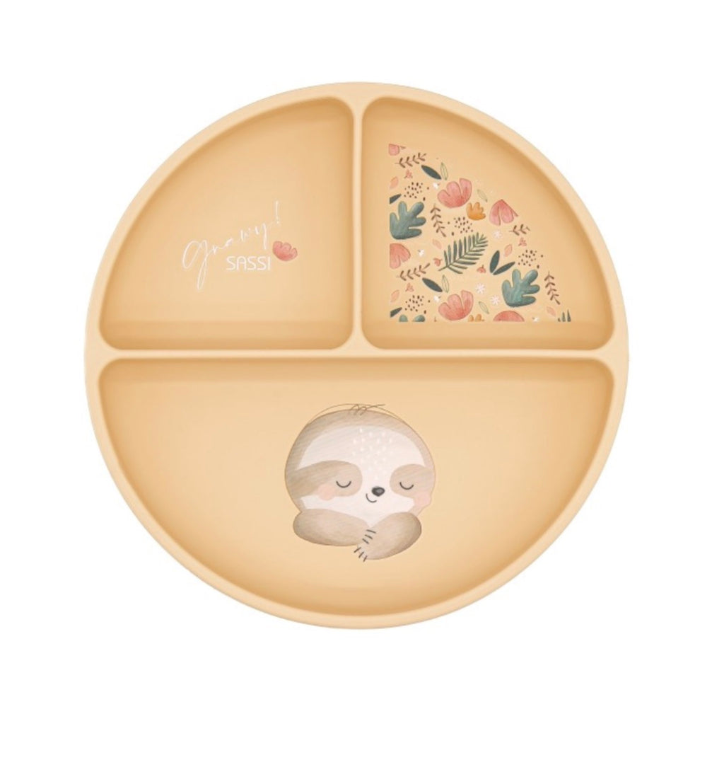 Silicone plate-Sloth