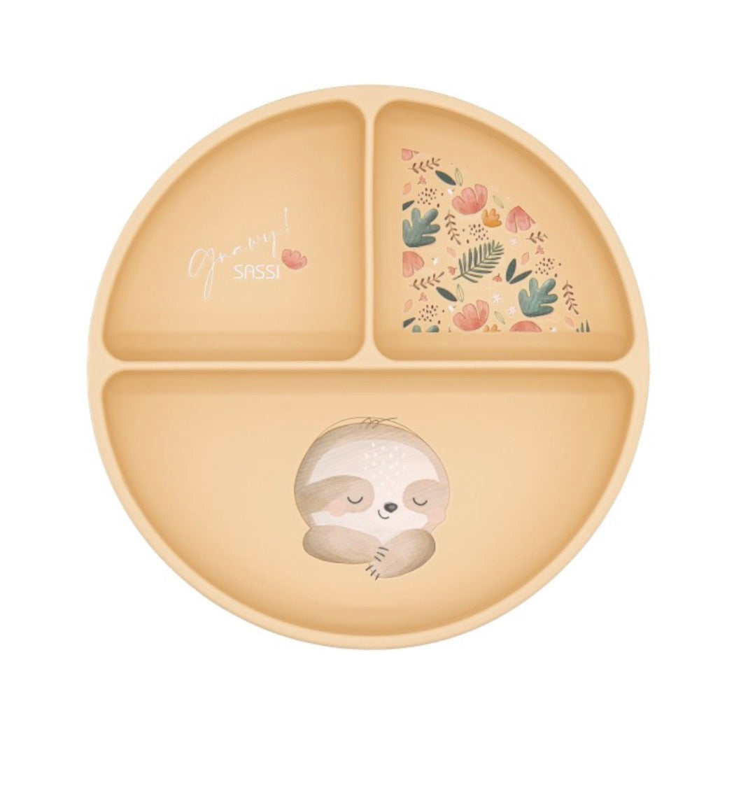 Silicone plate-Sloth