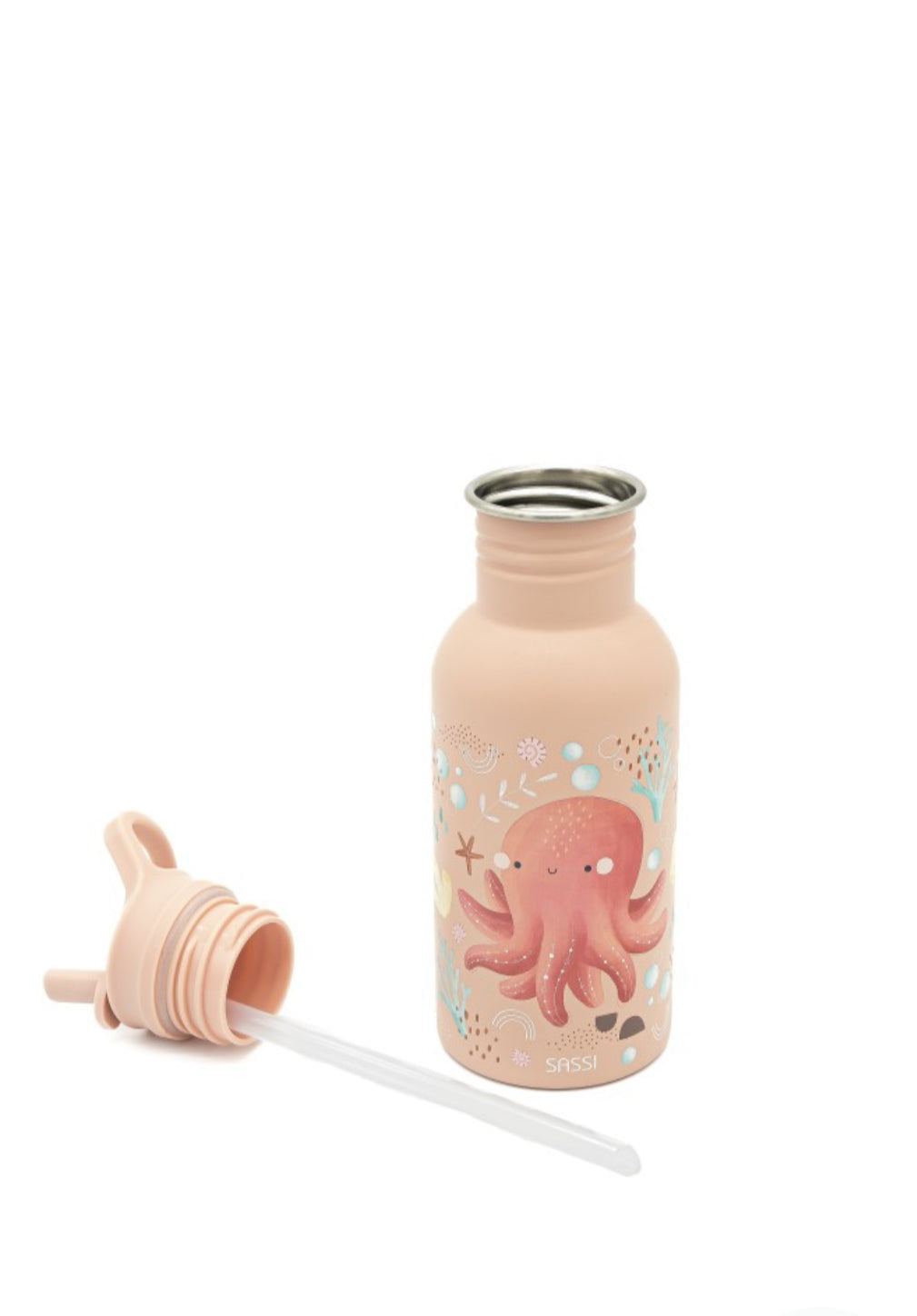 Stainless steel water bottle 500ml (Octopus)