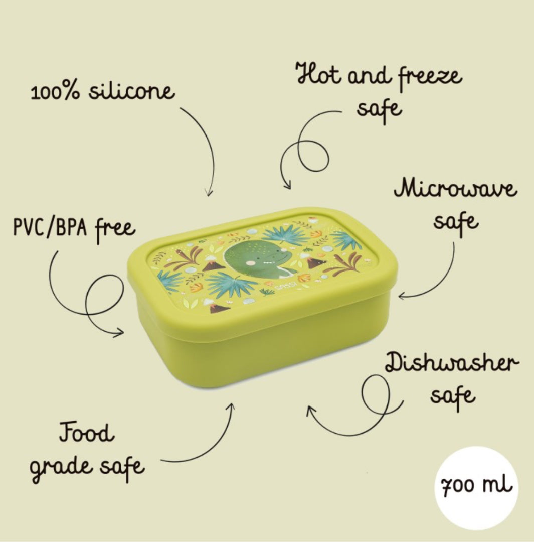 Silicone lunchbox- Dinosaur