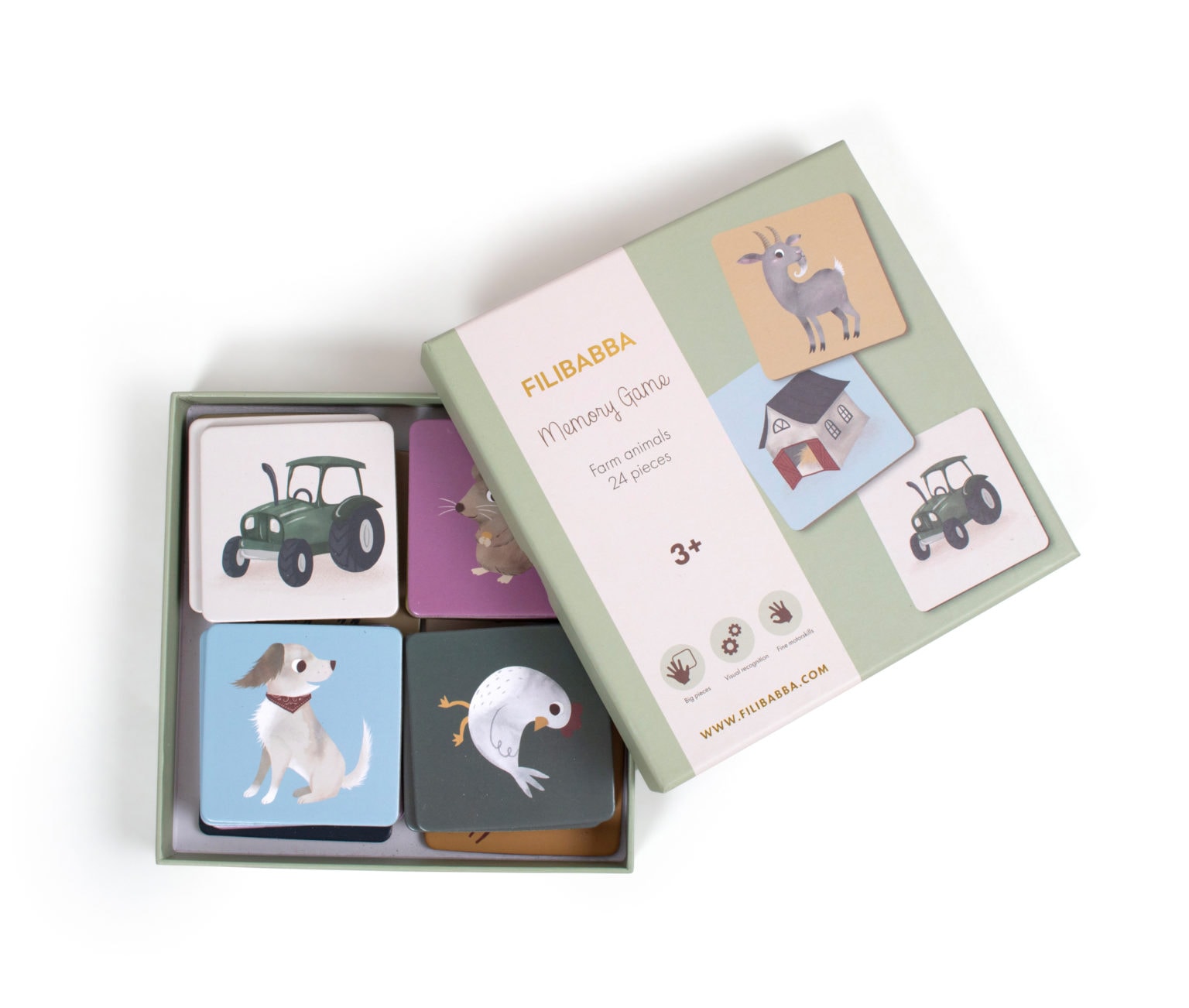 Memory Game (Farm Animals)