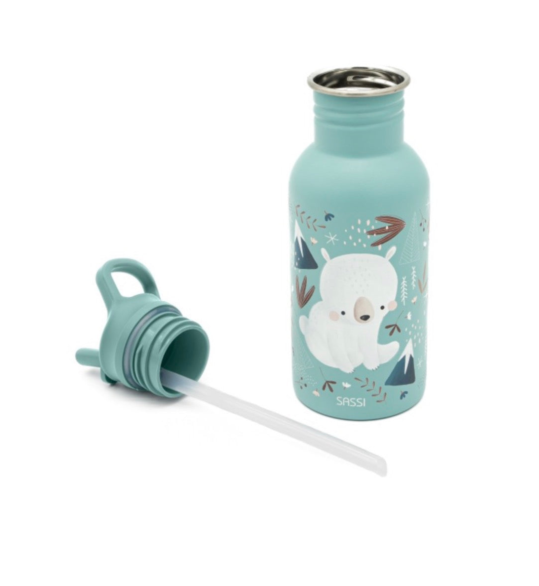 Stainless steel water bottle 500ml (Bear)