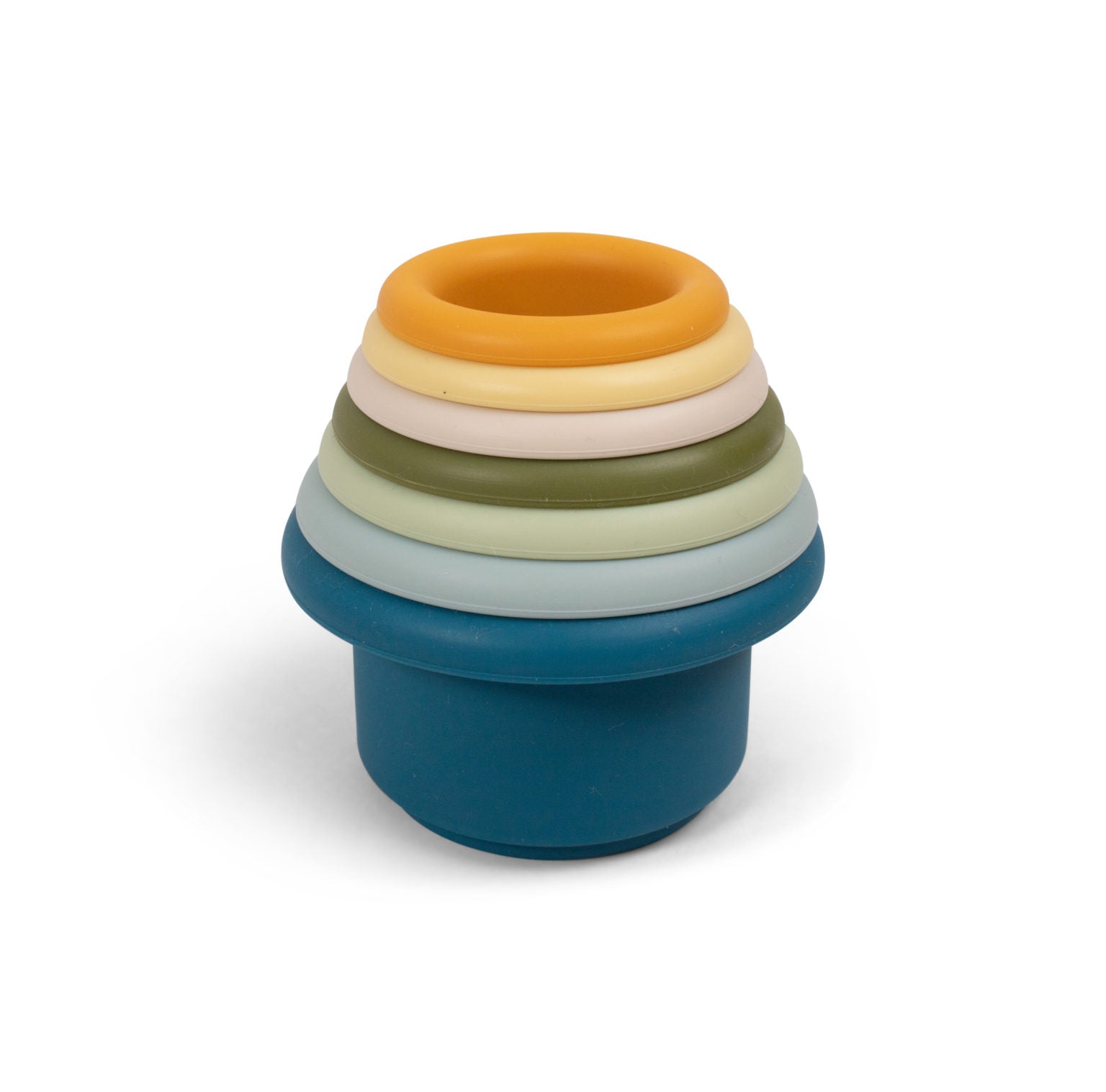 Silicone stacking toy (Blue)