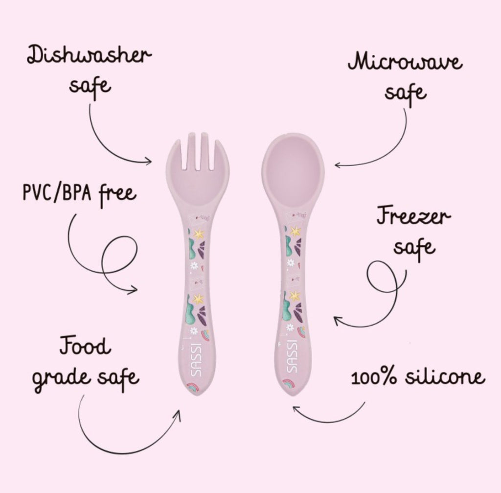 Silicone cutlery (Unicorn)