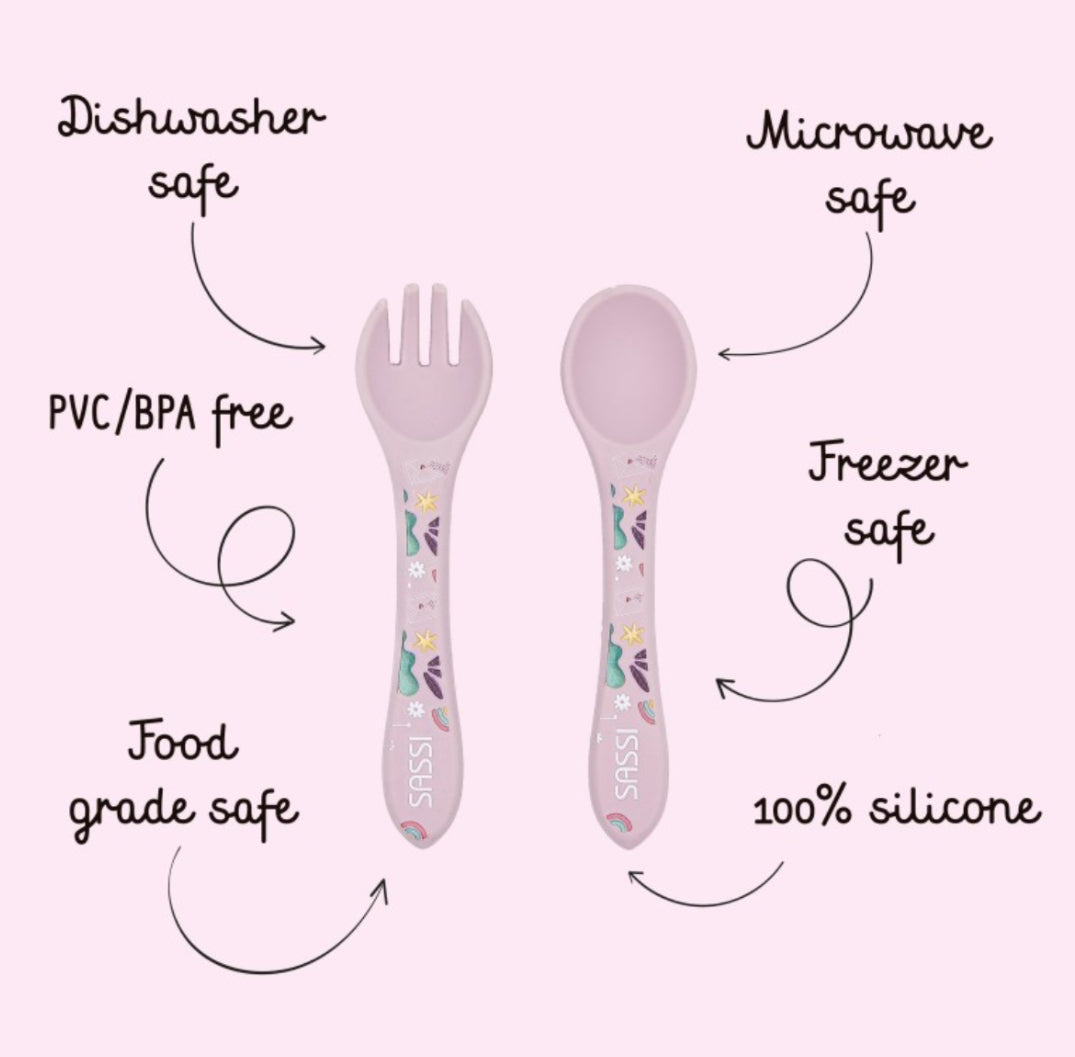 Silicone cutlery (Unicorn)
