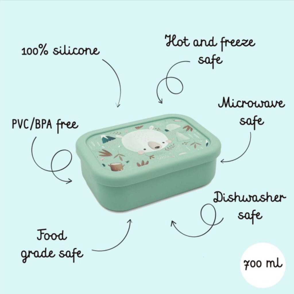 Silicone lunchbox- Bear