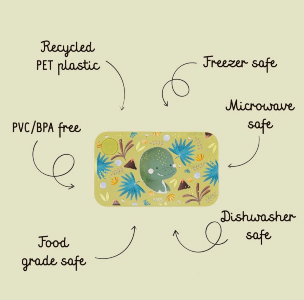 RPET lunchbox- Dinosaur