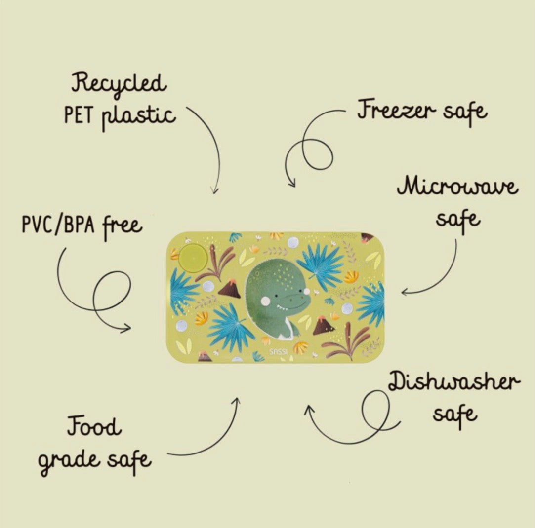 RPET lunchbox- Dinosaur