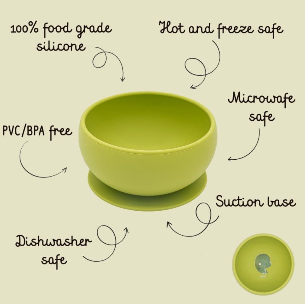 Silicone bowl- Dinosaur