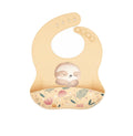 Silicone bib-Sloth