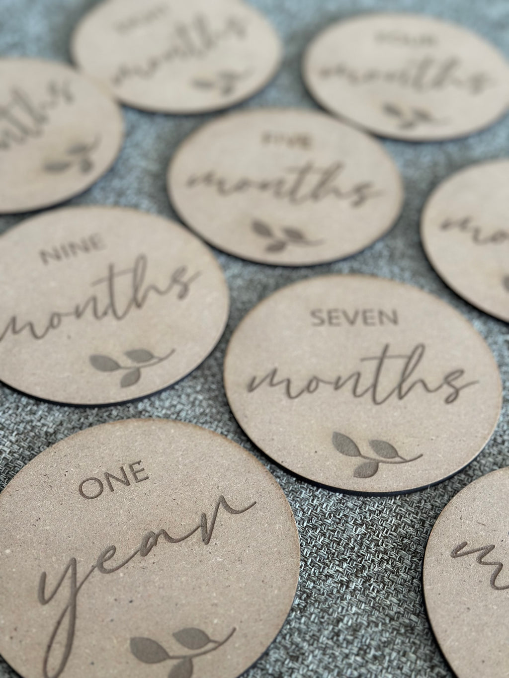 Wooden milestones