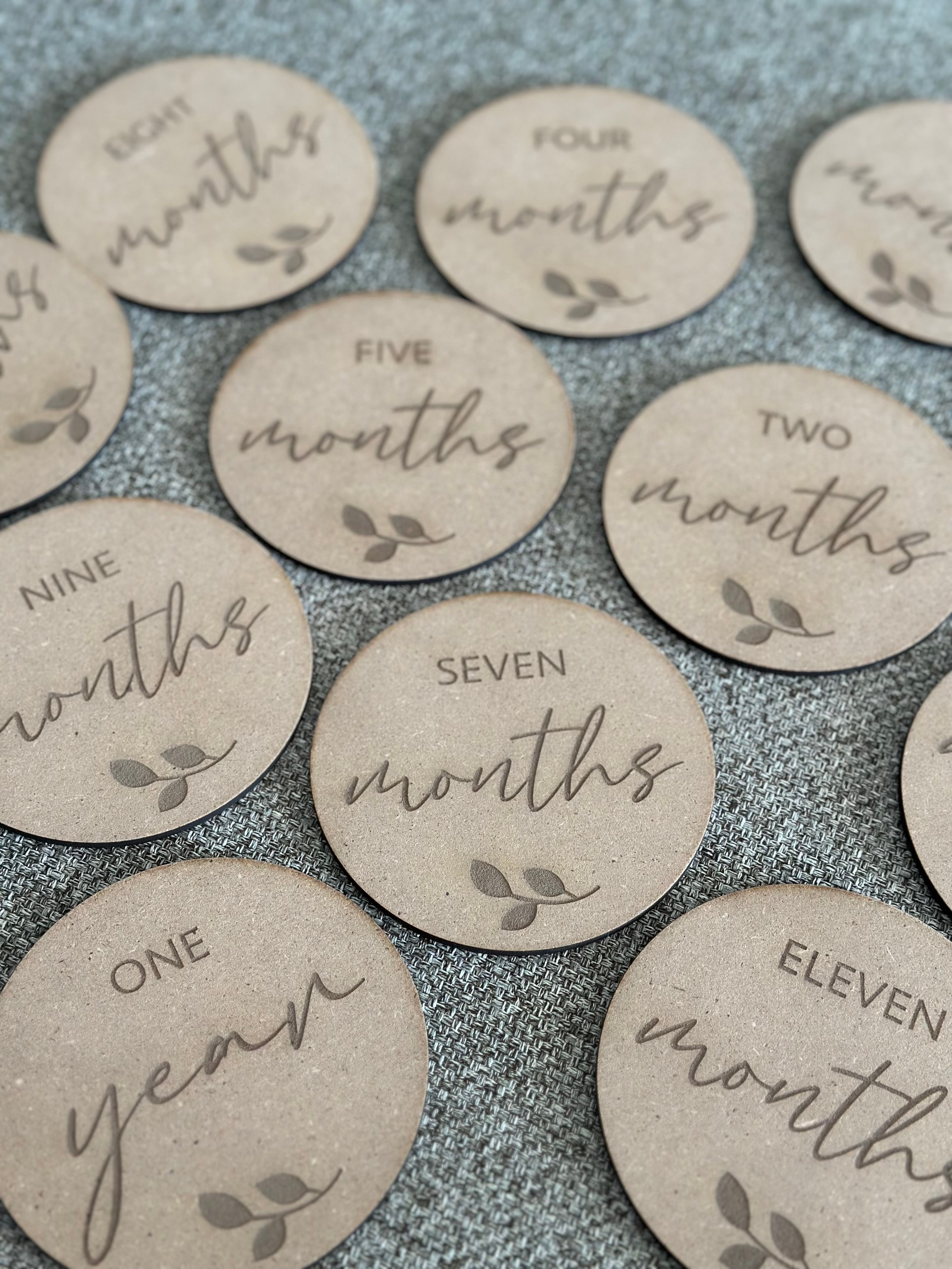 Wooden milestones