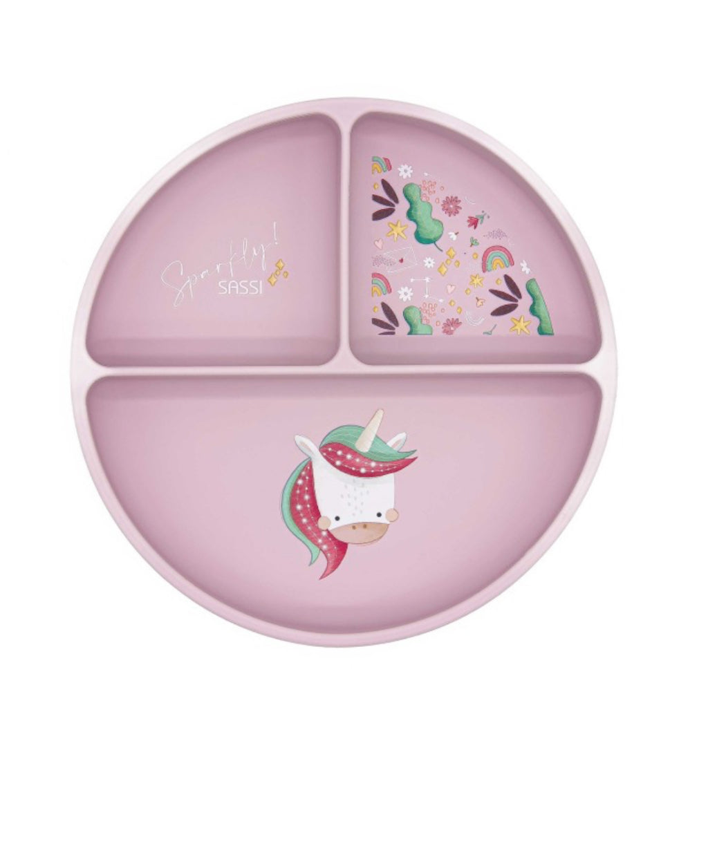 Silicone plate- Unicorn