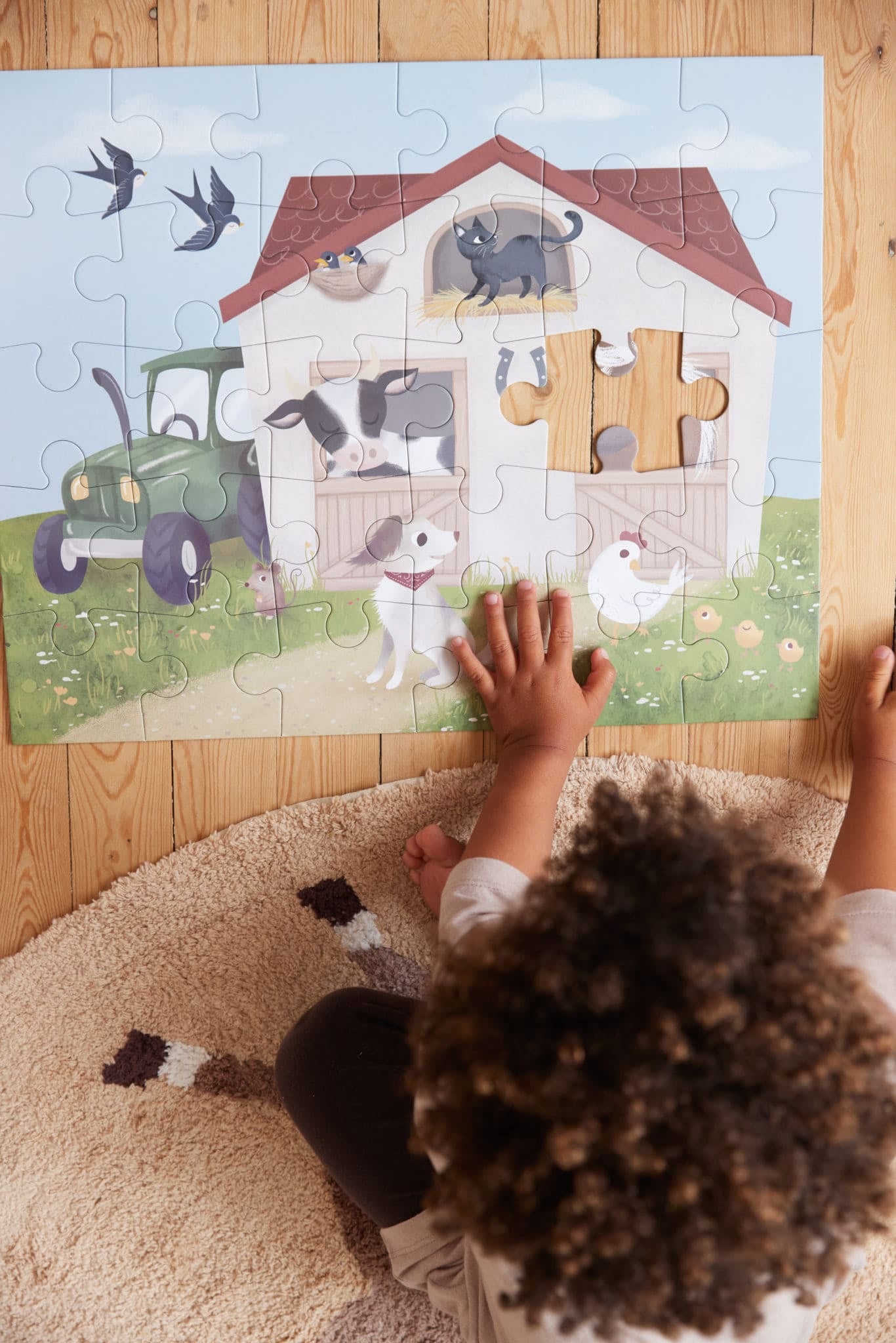 Big puzzle with 30 pieces- Magic Farm