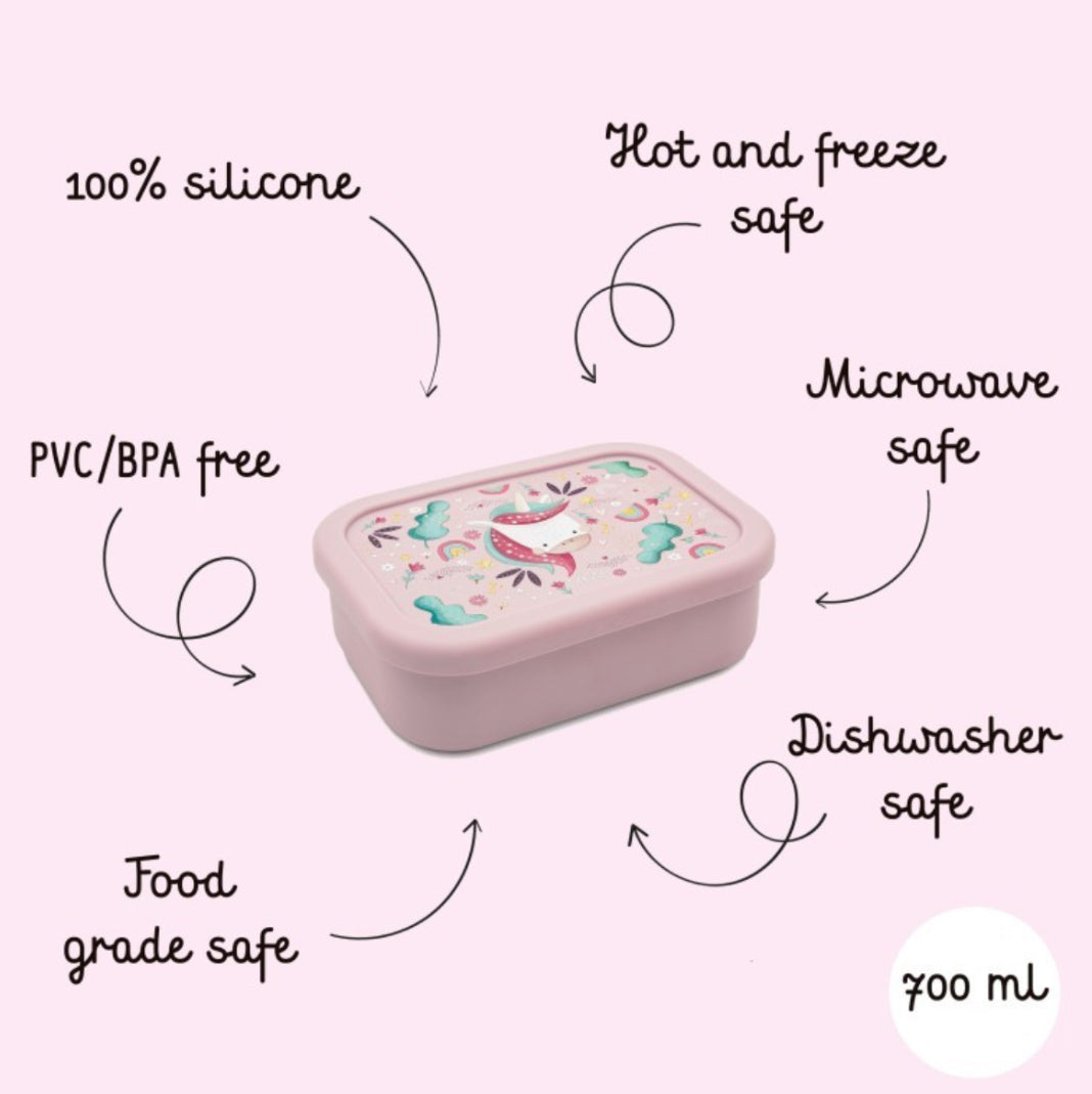 Silicone lunchbox- Unicorn