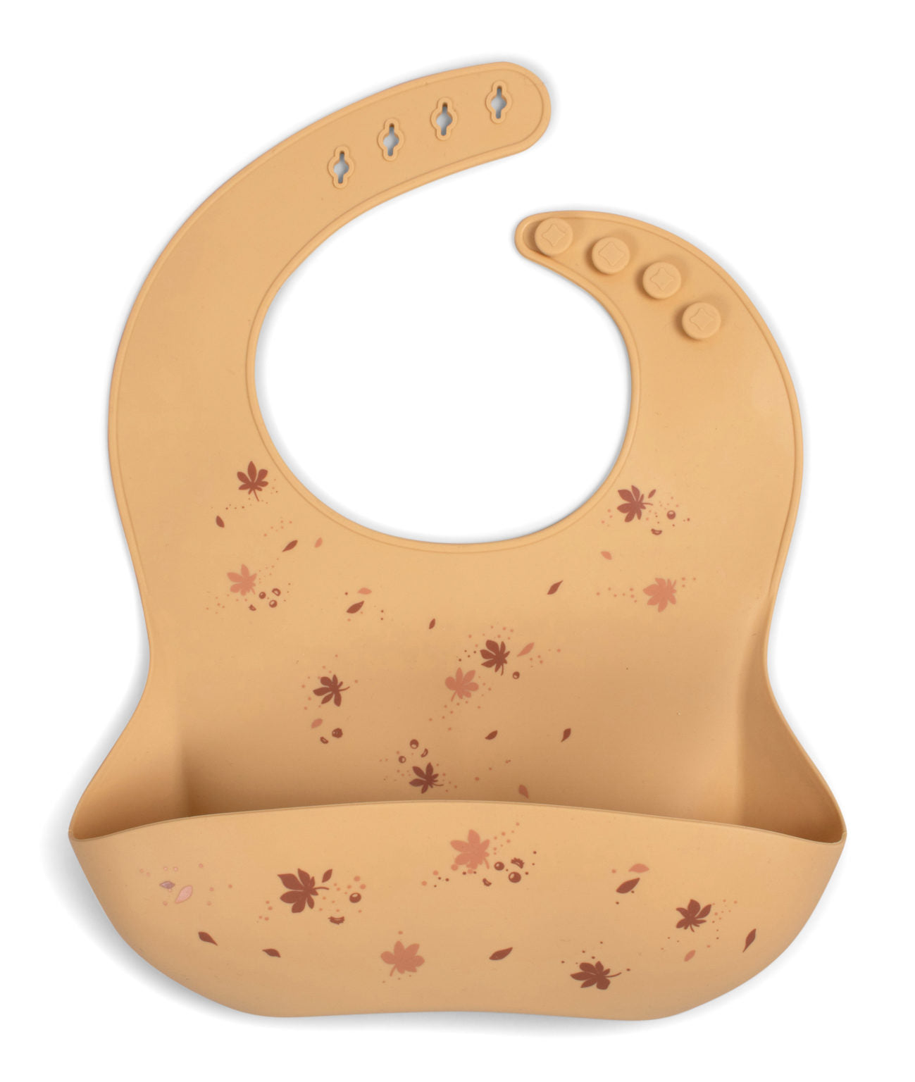Silicone bib- Chestnut