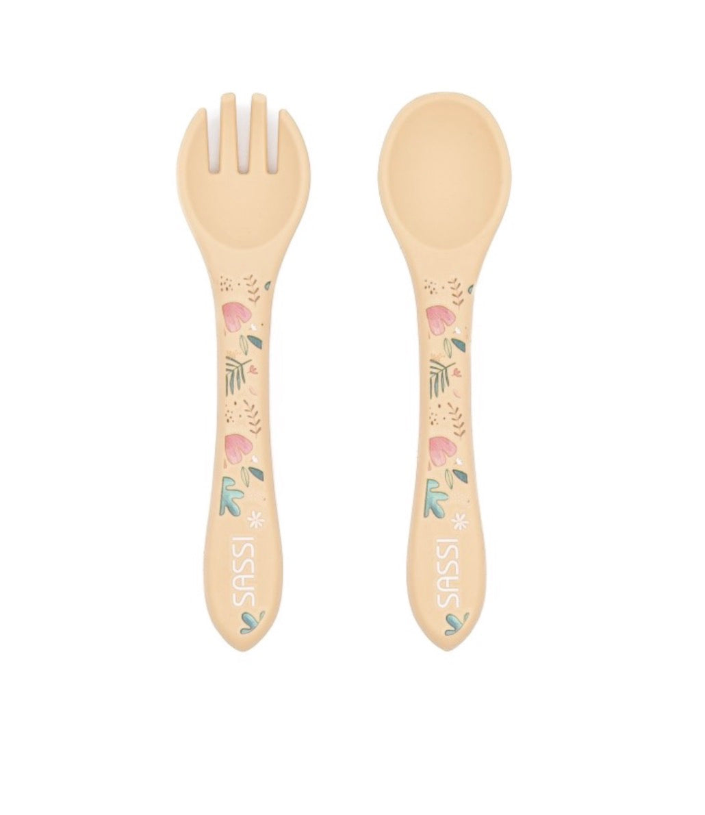Silicone cutlery (Sloth)