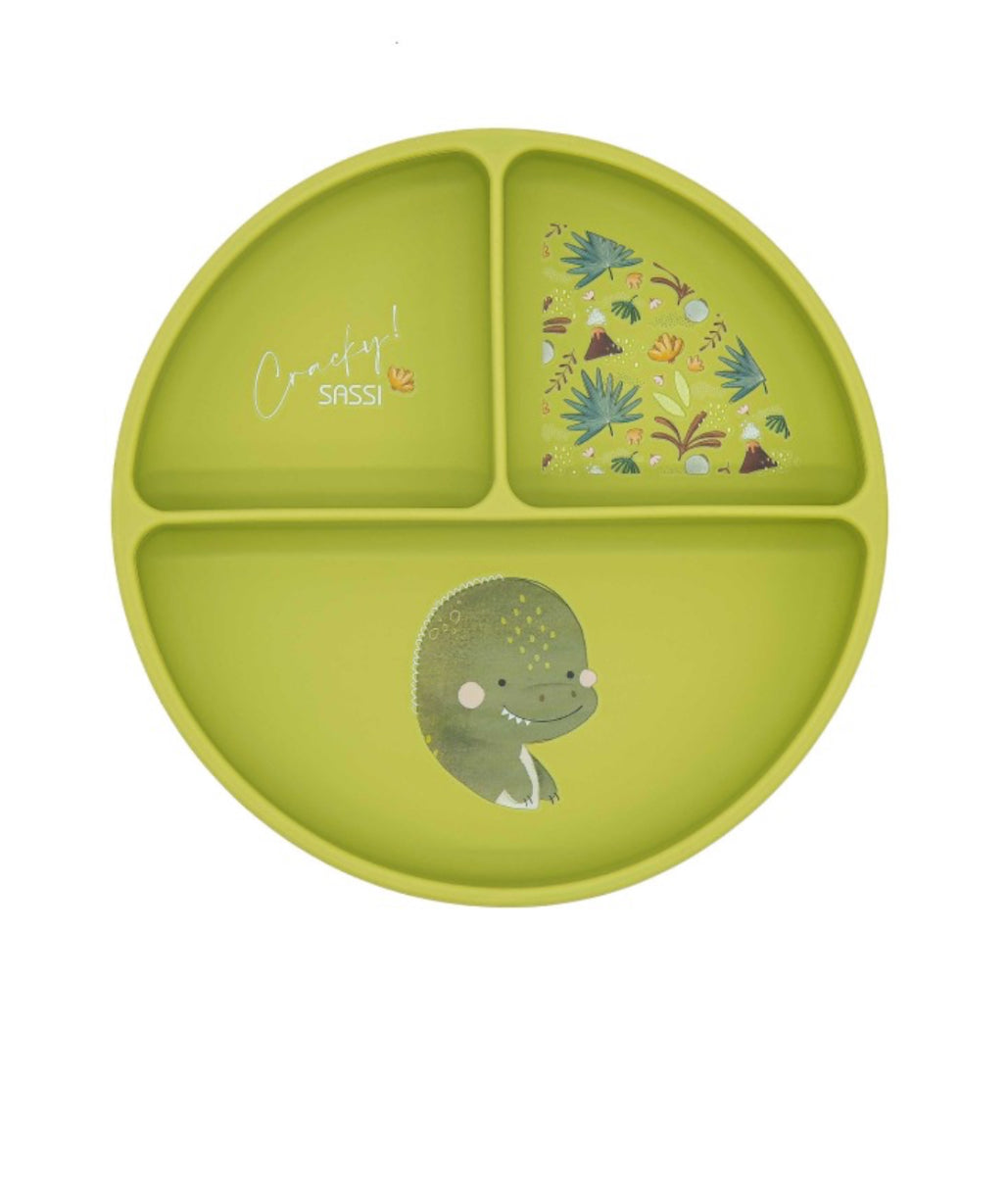 Silicone plate- Dinosaur