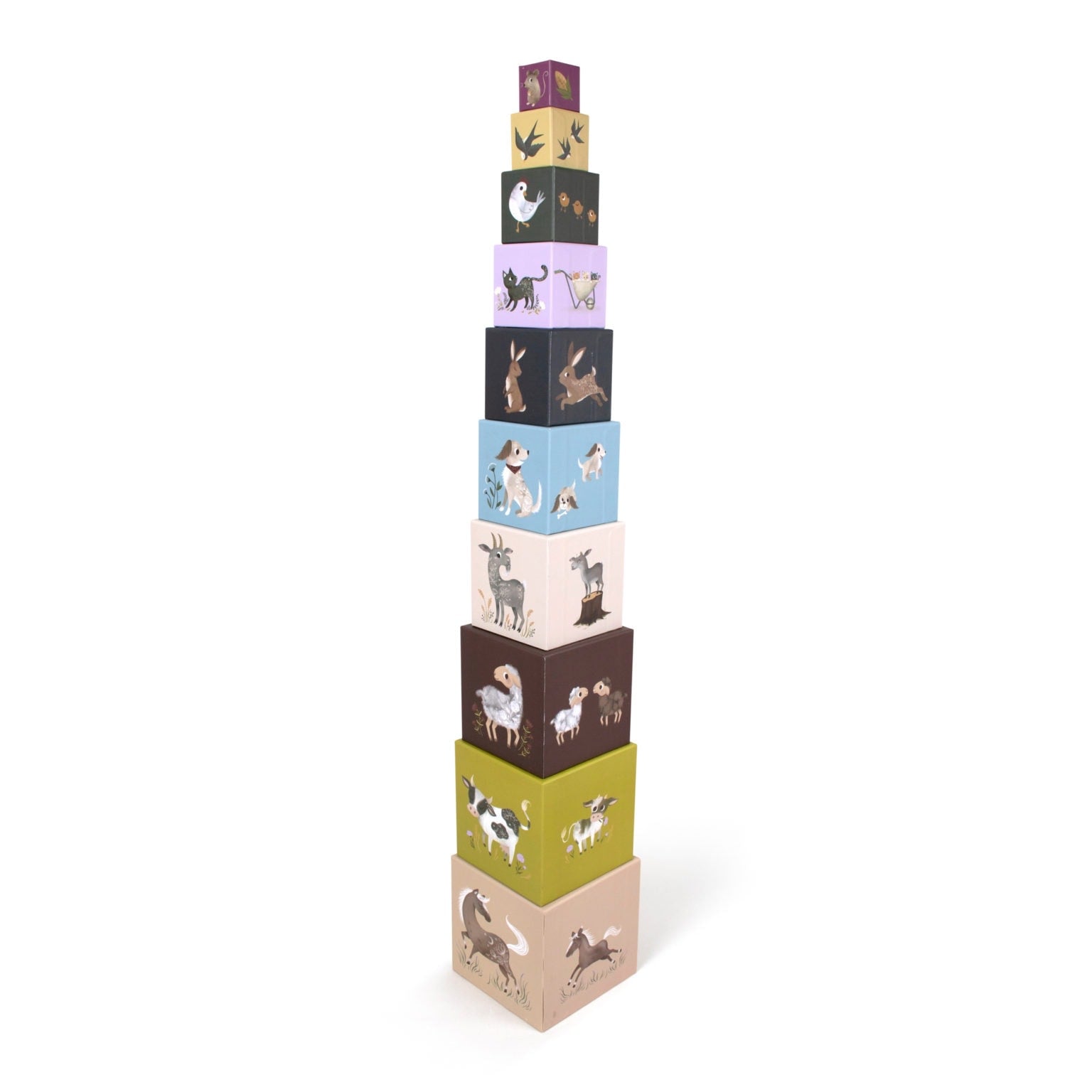 Stacking blocks magic farm