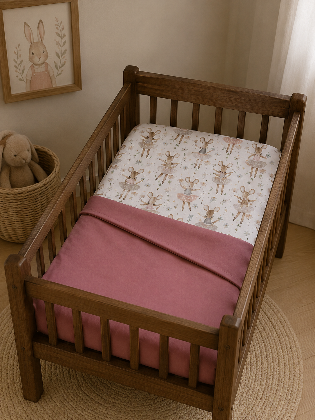 Baby sheets set (Ballerinas)