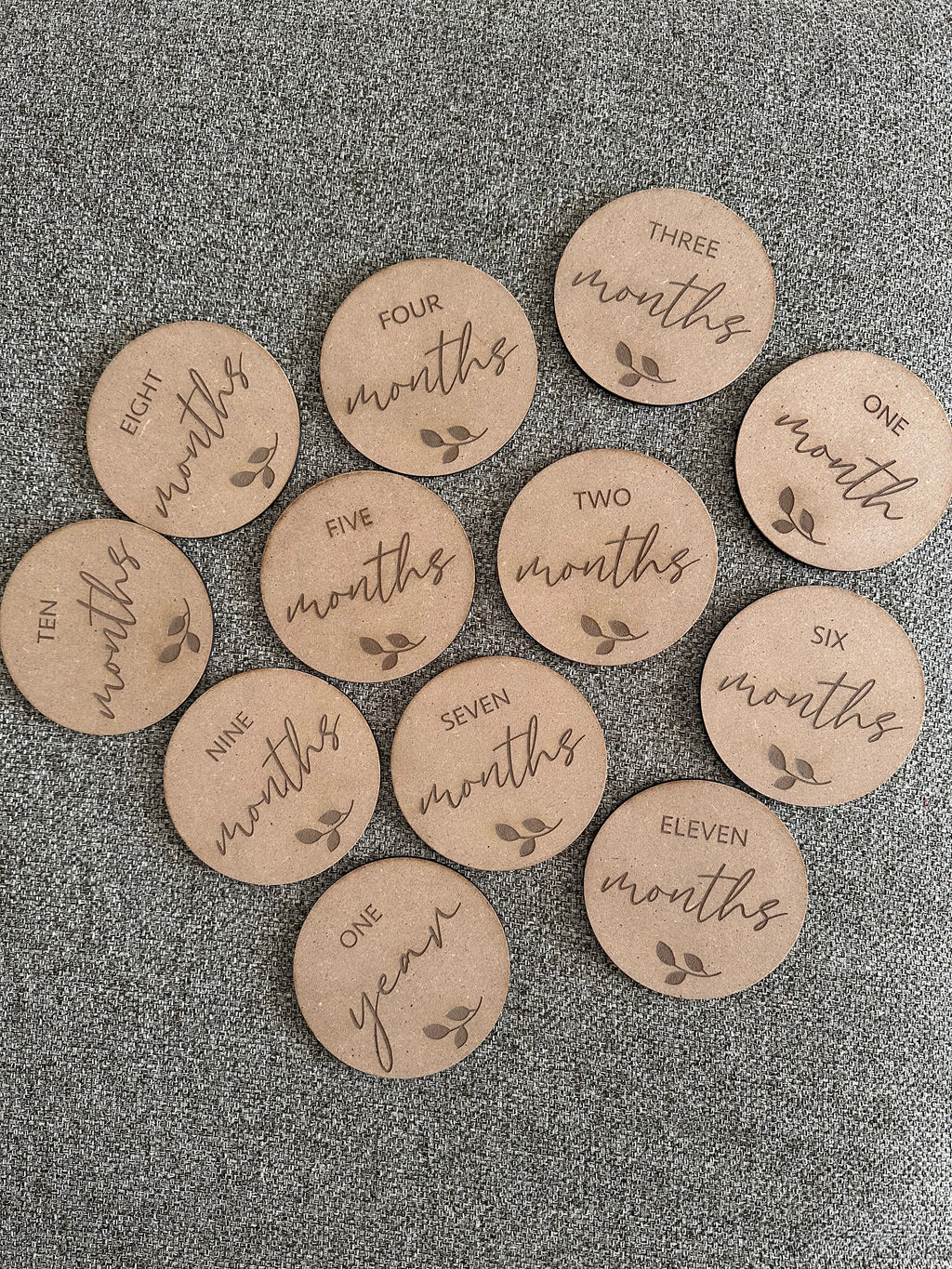 Wooden milestones