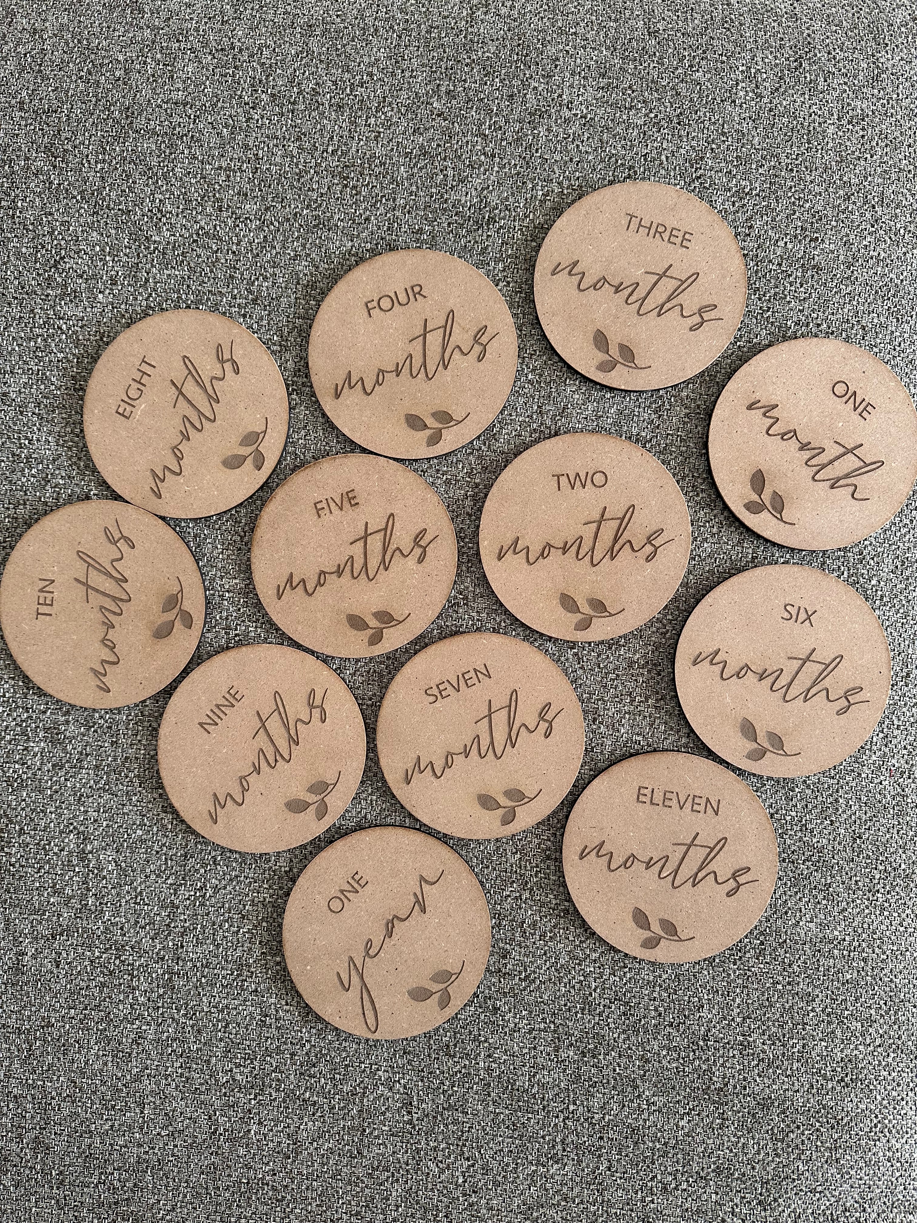Wooden milestones
