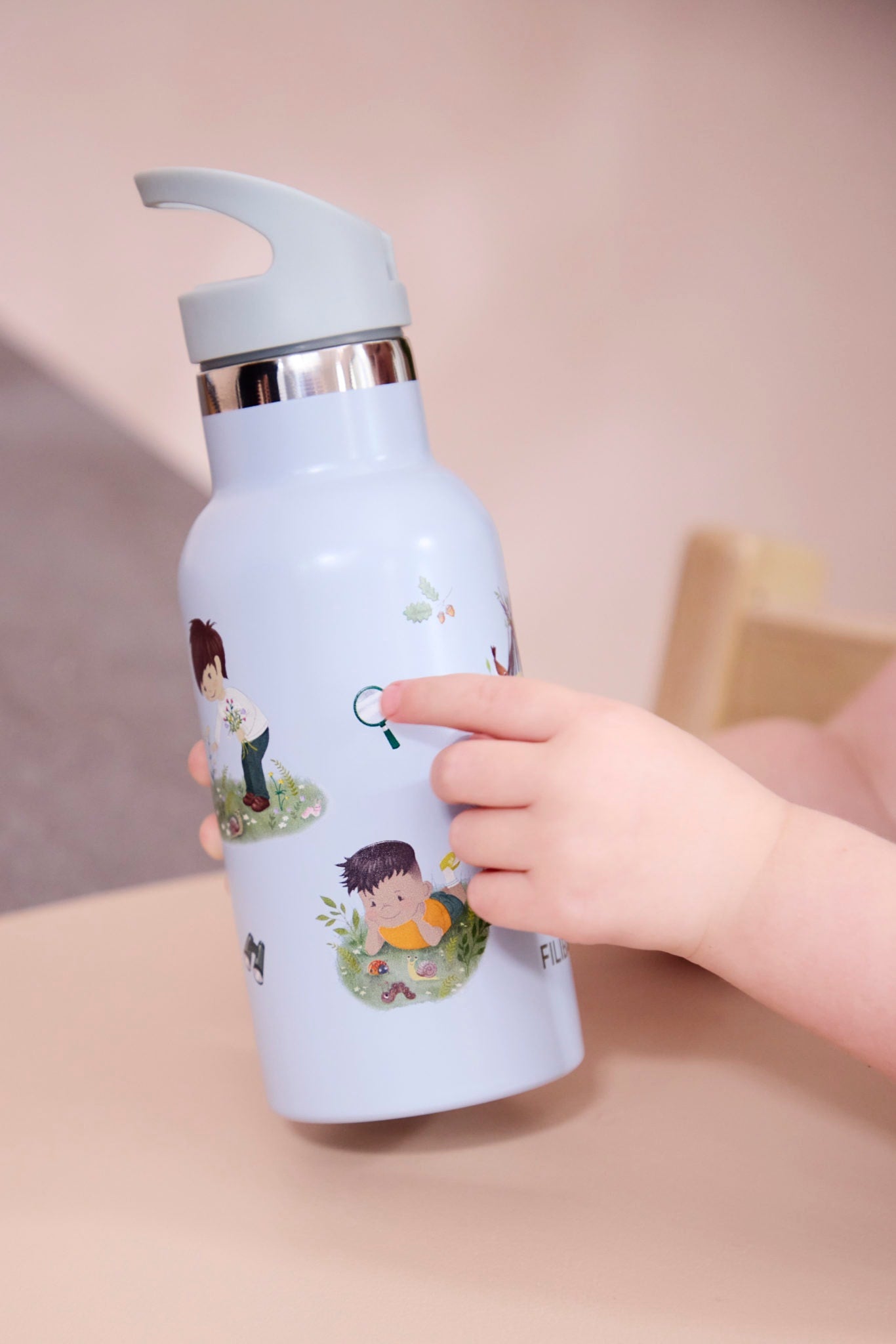 Stainless steel water bottle (Tiny explorers)