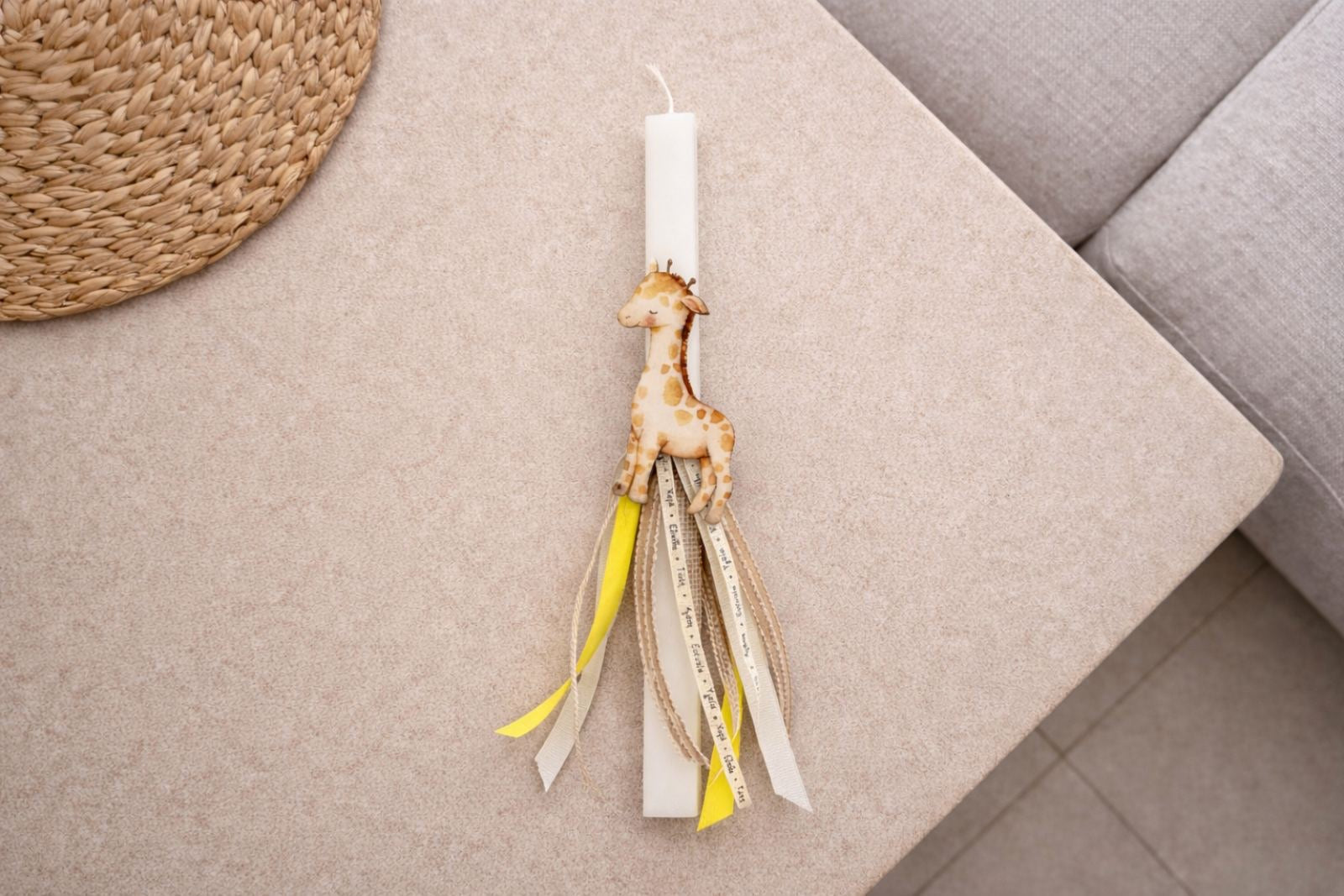 Easter Candle- Giraffe